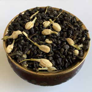 Зеленый чай ганпаудер Храм неба с жасмином 100 г